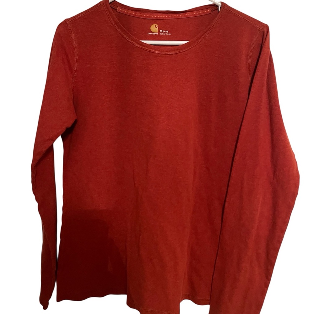 Carhartt Brick Red Tee medium women’s